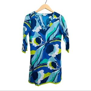 BODEN Retro Floral Shift Dress